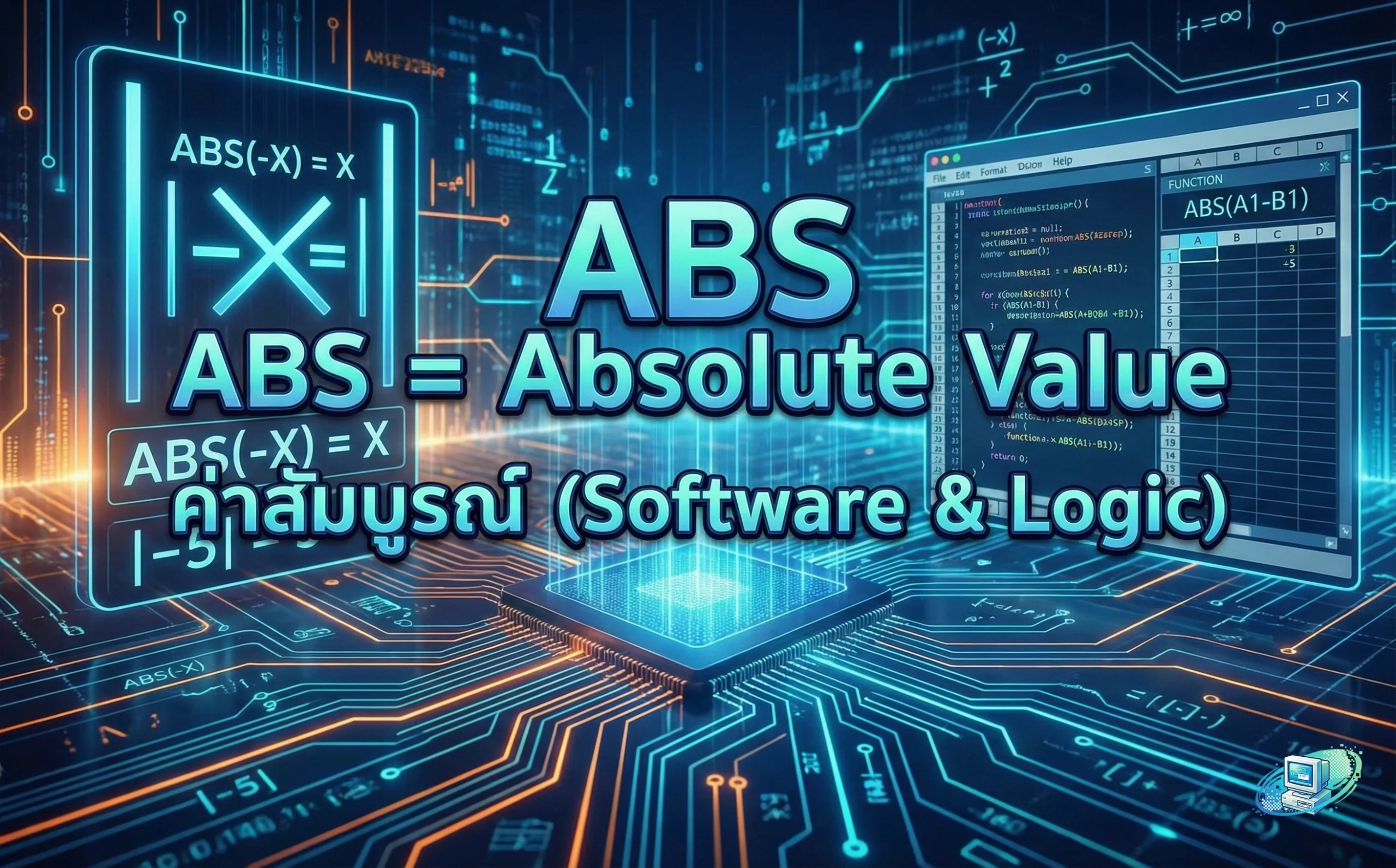 ABS Absolute Value ค่าสัมบูรณ์