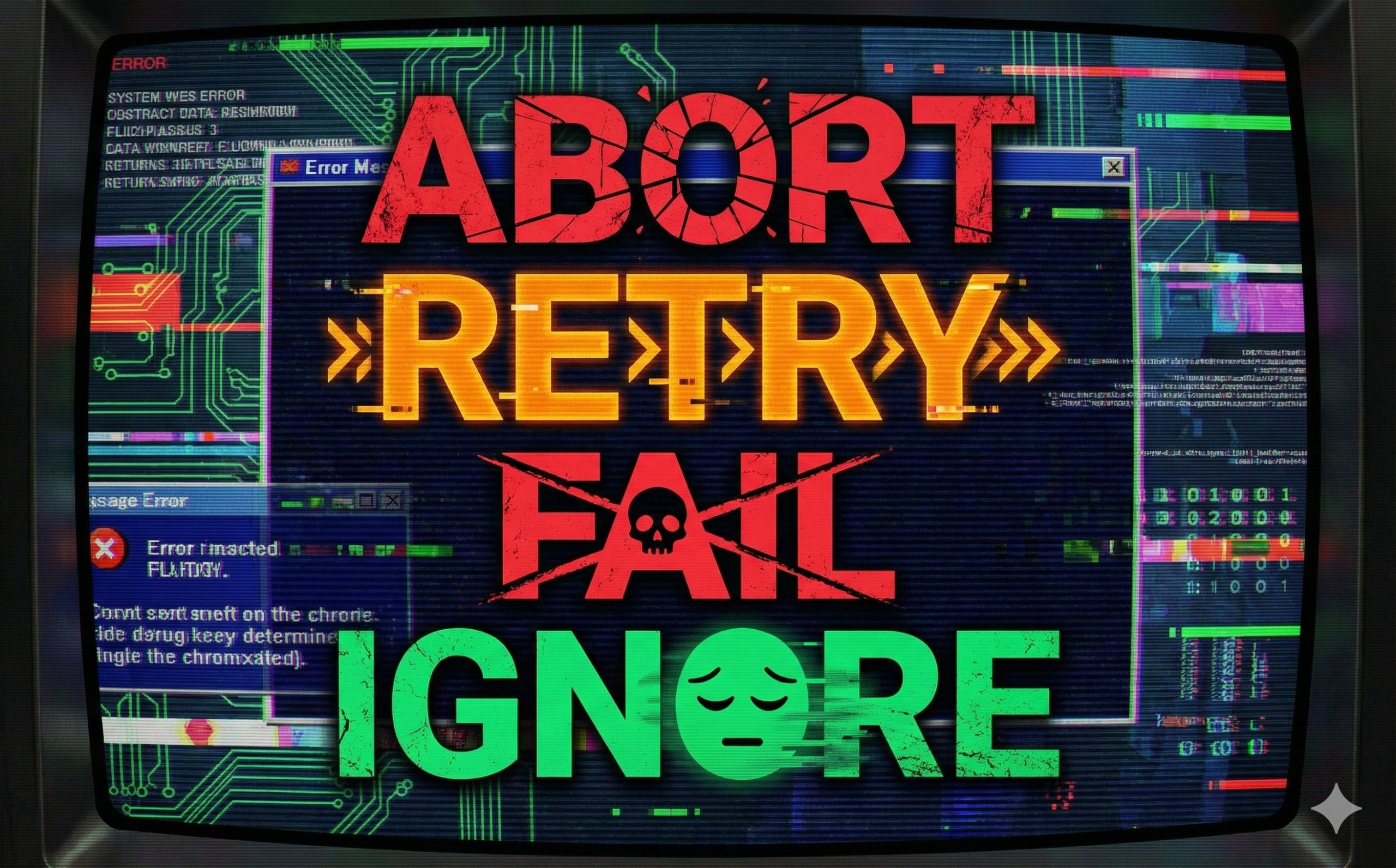 Abort, Retry, Fail, Ignore?