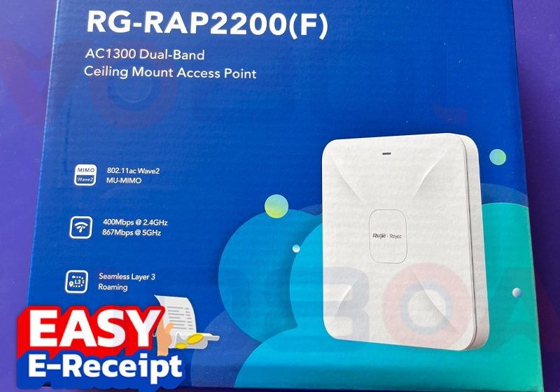 ภาพสินค้า Ruijie Reyee RG-RAP2200(F) Wi-Fi 5 AC1300 Dual-Band Ceiling Mount Access Point RG-RAP2200(E) ร้าน 108OA Online Shop