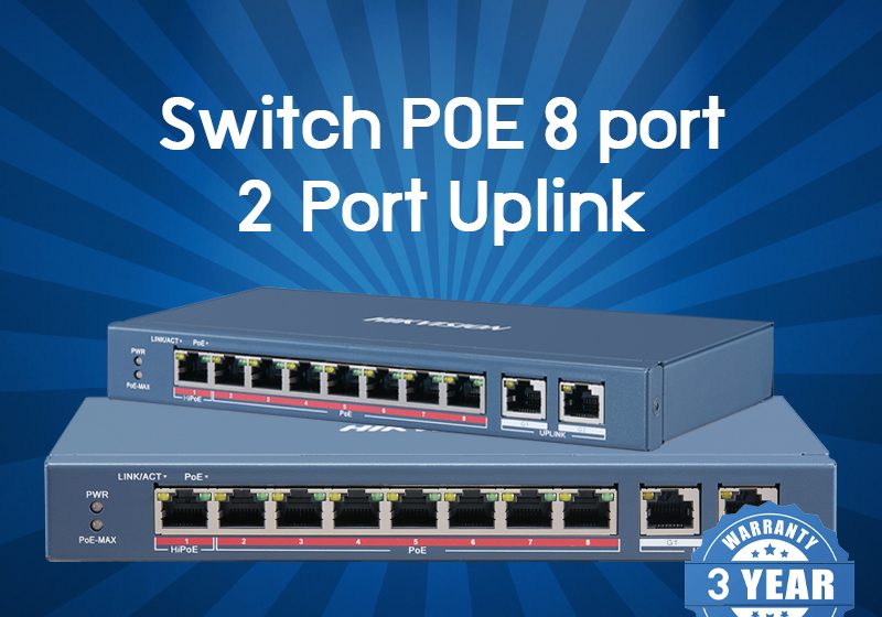 ภาพสินค้า Hikvision PoE Switch 8Ports รุ่น DS-3E0310HP-E ร้าน 108OA Online Shop