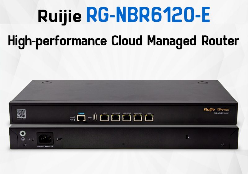 ภาพสินค้า Rujie Reyee RG-NBR6120-E Gateway High Performance Cloud Managed Security Router ประกันศูนย์ไทย ร้าน 108OA Online Shop