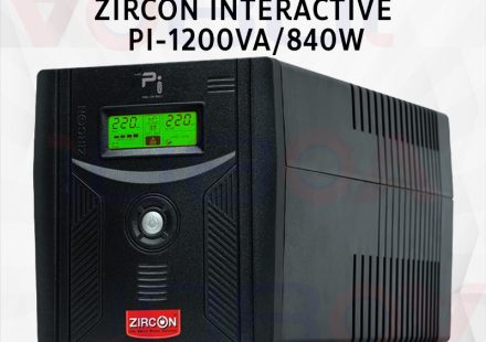 ภาพสินค้า ZIRCON Pi Pro / UNITEC HYPER Max 1200VA/840W Pure Sine Wave เครื่องสำรองไฟ Tower UPS RGB ECO ร้าน 108OA Online Shop