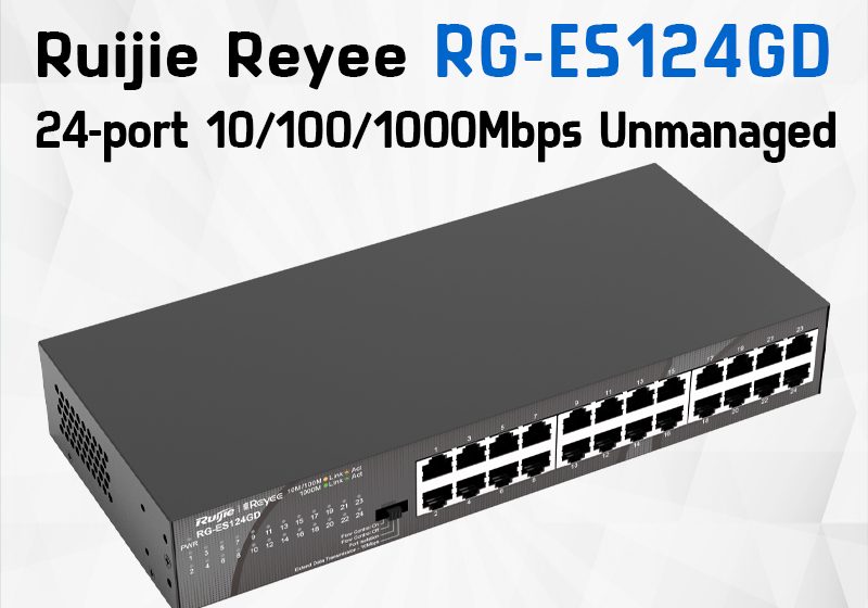 ภาพสินค้า Ruijie Reyee RG-ES124GD (สวิตซ์) 24-Port Gigabit RJ45 Unmanaged Switch ศูนย์ไทย 3 ปี ร้าน 108OA Online Shop