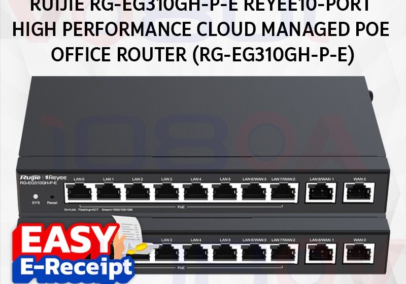 ภาพสินค้า RG-EG305GH-P-E / RG-EG310GH-P-E / RG-EG310GH-E Ruijie Reyee High Performance Cloud Manage PoE Router ร้าน 108OA Online Shop