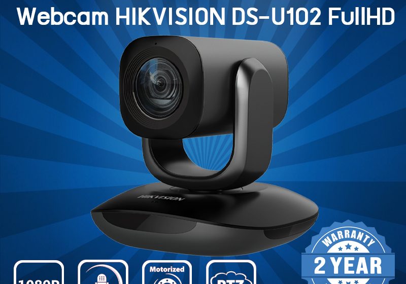 ภาพสินค้า รอของ 30 วัน DS-U102 กล้องเว็บแคม Hikvision 2MP Motorized Varifocal PT WebCamera ร้าน 108OA Online Shop