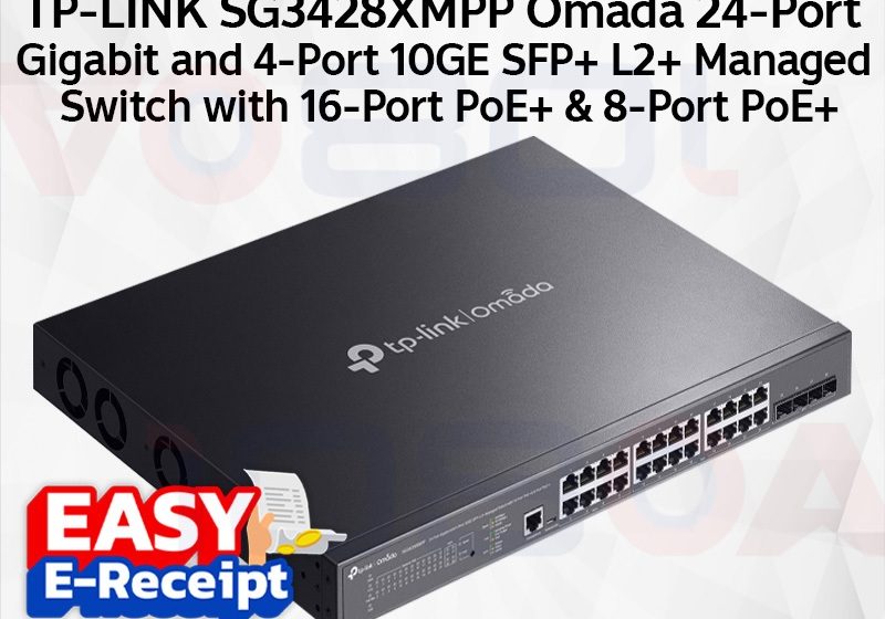 ภาพสินค้า TP-LINK SG3428MP / SG3428XMP / SG3428XMPP Omada 24-Port Gigabit 10GE SFP+ L2+ Managed Switch PoE++ ร้าน 108OA Online Shop