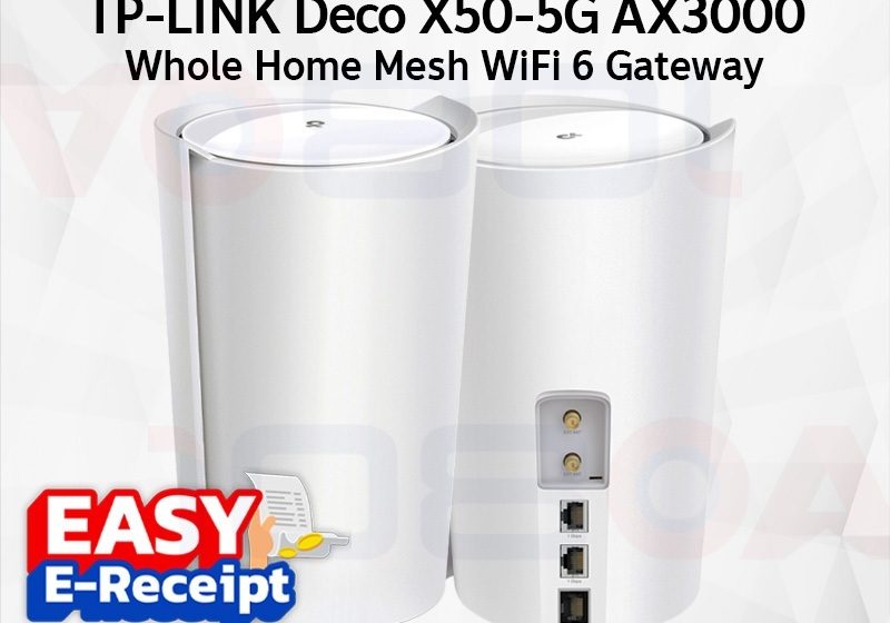 ภาพสินค้า TP-Link Deco X50-5G V3 เราเตอร์ใส่ซิม 5G AX3000 Whole Home Mesh WiFi 6 Gateway ประกัน 3 ปี ร้าน 108OA Online Shop