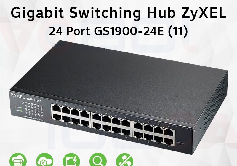 ภาพสินค้า ZYXEL GS1900-16 / GS1900-24 / GS1900-24E Gigabit L2 Smart Managed Switch rackmount fanless ร้าน 108OA Online Shop