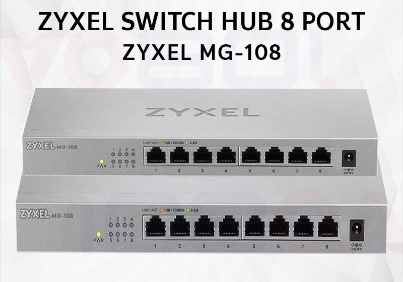 ภาพสินค้า Gigabit Switching Hub ZYXEL (MG-108) 8 Port (10'') ร้าน 108OA Online Shop