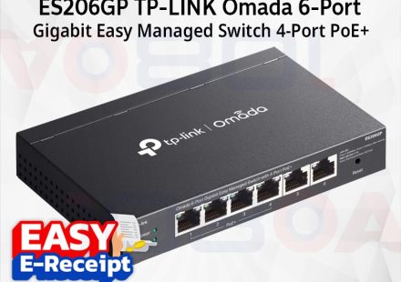 ภาพสินค้า TP-Link ES206GP / ES210GMP Omada Gigabit Easy Managed Switch PoE+ เหมาะกับ CCTV Access Point ร้าน 108OA Online Shop