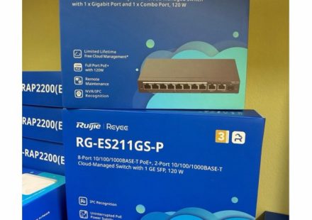 ภาพสินค้า RG-ES210GS-P / RG-ES211GS-P Ruijie Reyee Gigabit Smart Cloud Managed PoE Switch ประกันศูนย์ ร้าน 108OA Online Shop