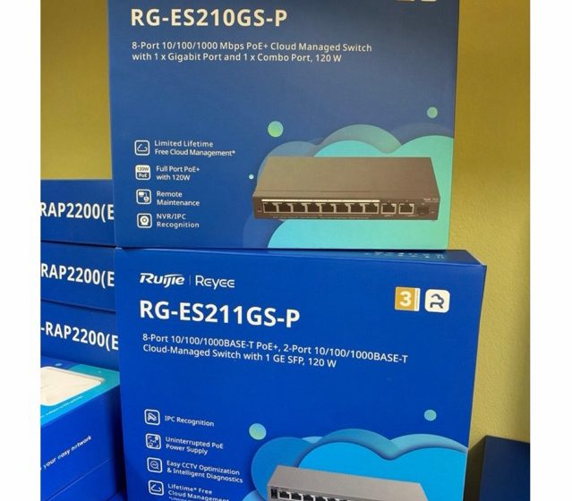 ภาพสินค้า RG-ES210GS-P / RG-ES211GS-P Ruijie Reyee Gigabit Smart Cloud Managed PoE Switch ประกันศูนย์ ร้าน 108OA Online Shop