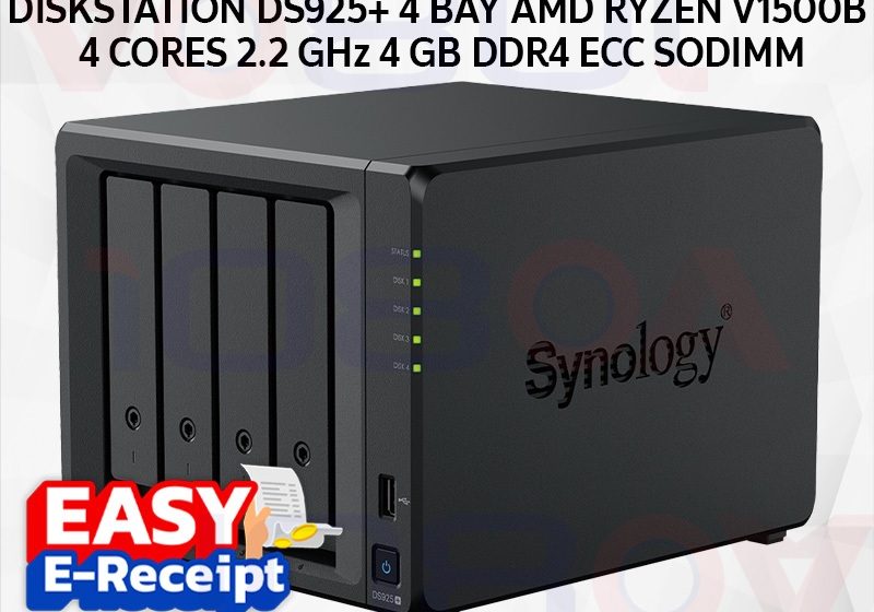 ภาพสินค้า Synology DS925+ / DS925neo+ DiskStation 4-Bay NAS (SNG-DS925PLUS) HAT3300 HAT5300 ประกันศูนย์ไทย 3ปี ร้าน 108OA Online Shop