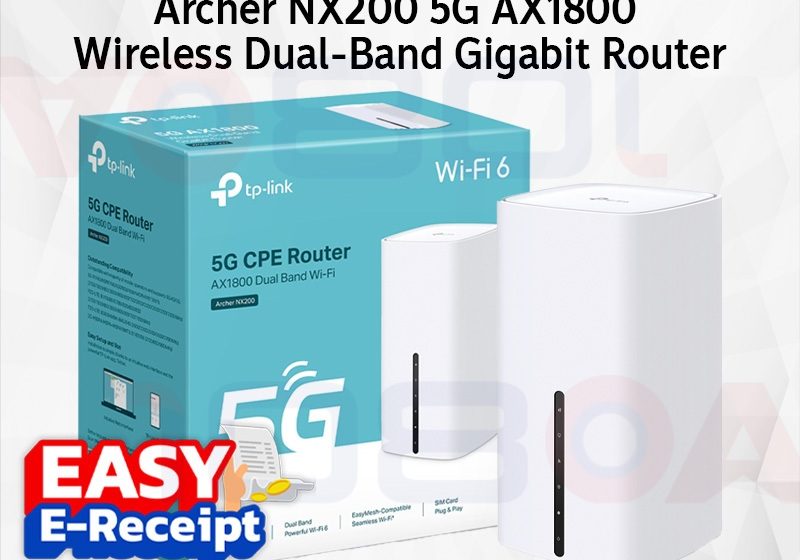 ภาพสินค้า TP-Link Archer NX200 ใส่ซิม 5G/LTE AX1800 Wireless Dual-Band Gigabit Router EasyMesh BE7200G ร้าน 108OA Online Shop