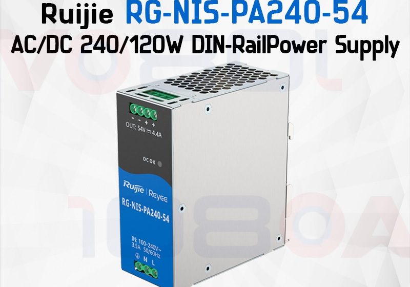 ภาพสินค้า RG-NIS-PA120-54 / RG-NIS-PA240-54 Ruijie Reyee AC/DC 240/120W DIN-Rail Power Supply ประกันศูนย์ไทย ร้าน 108OA Online Shop