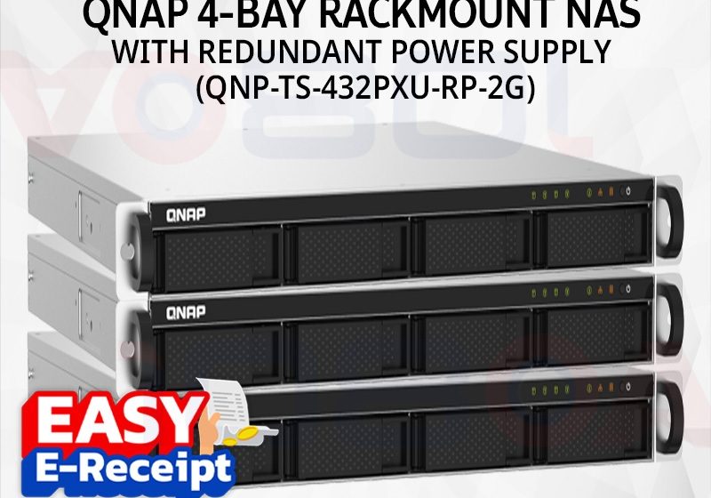 ภาพสินค้า QNAP NAS TS-432PXU-RP-2G อุปกรณ์จัดเก็บข้อมูลบนเครือข่าย ประกันศูนย์ 3 ปี ส่งด่วน สั่งเลย By 108OA ร้าน 108OA Online Shop