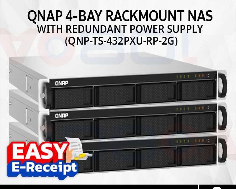 ภาพสินค้า QNAP NAS TS-432PXU-RP-2G อุปกรณ์จัดเก็บข้อมูลบนเครือข่าย ประกันศูนย์ 3 ปี ส่งด่วน สั่งเลย By 108OA ร้าน 108OA Online Shop