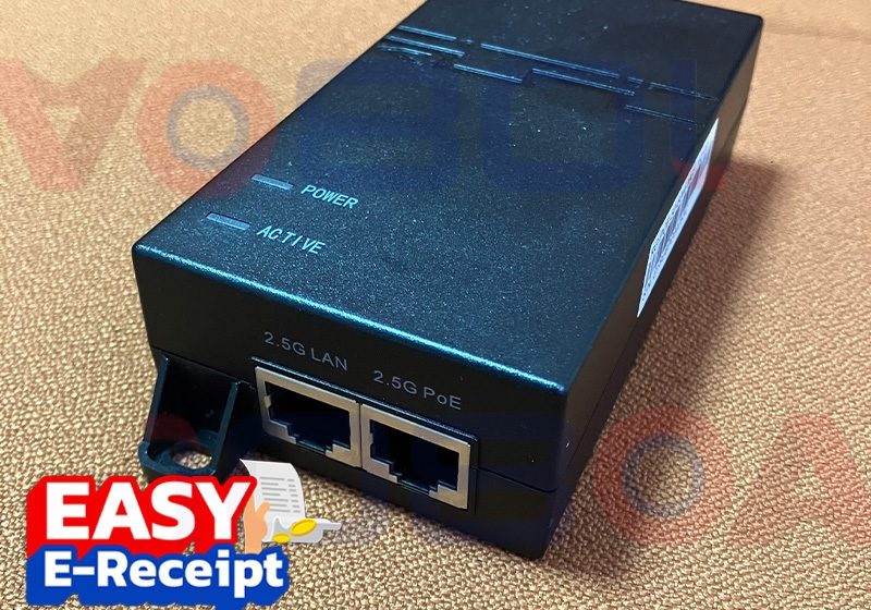 ภาพสินค้า Ruijie Reyee RG-POE-50-60W-MG PoE injector จ่ายไฟ 1 พอร์ต 2500Base-T 56V 60W 802.3af/at/bt ร้าน 108OA Online Shop