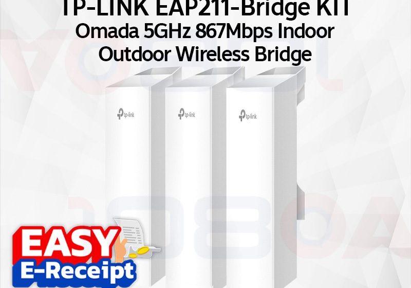 ภาพสินค้า TP-LINK EAP211-Bridge KIT Omada 5GHz 867Mbps Indoor/Outdoor Wireless Bridge ร้าน 108OA Online Shop