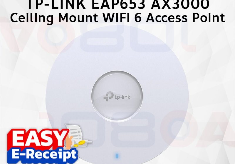 ภาพสินค้า TP-LINK EAP653 V3 / POE160s Injector Adapter AX3000 WiFi 6 Ceiling Mount Access Point ร้าน 108OA Online Shop