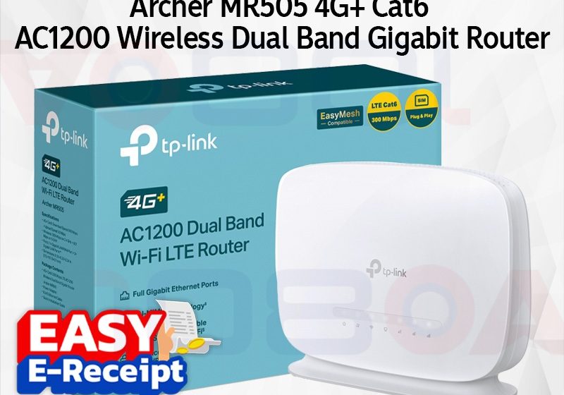 ภาพสินค้า TP-Link Archer MR505 4G+ Cat6 AC1200 Wireless Dual Band Gigabit Router ประกันศูนย์ 3 ปี ส่งด่วน ร้าน 108OA Online Shop