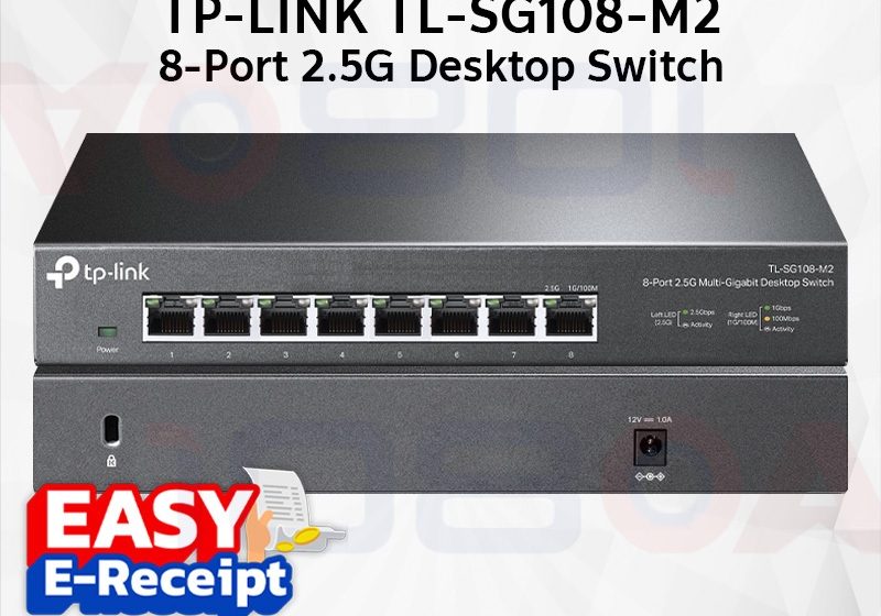 ภาพสินค้า TP-Link TL-SG108-M2 8-Port 2.5G Multi-Gigabit Desktop Switch Unmanaged Home/Office/Gaming ร้าน 108OA Online Shop