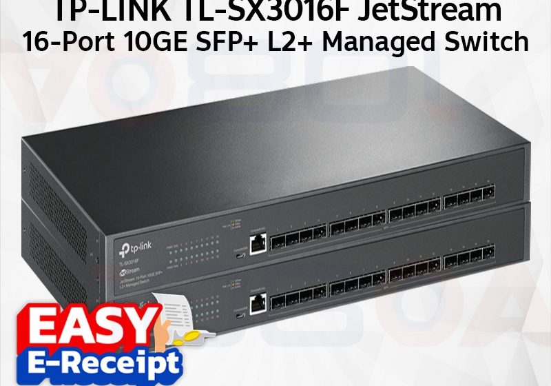 ภาพสินค้า TP-LINK SX3016F Omada 16-Port 10GE SFP+ L2+ Managed Switch (TL-SX3016F) ประกันศูนย์ไทย ร้าน 108OA Online Shop