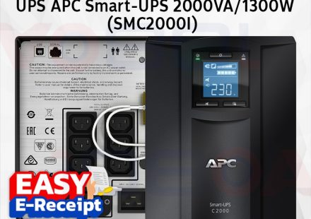 ภาพสินค้า APC SMC2000I 2000VA 1300Watt Smart-UPS C เครื่องสำรองไฟฟ้าแบบตั้งพื้น 2U AVR Sinewave ประกัน 2 ปี ร้าน 108OA Online Shop