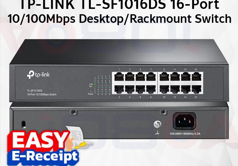 ภาพสินค้า TP-LINK TL-SF1005LP / TL-SF1006P / TL-SF1009P 10/100Mbps Desktop Switch PoE ประกันศูนย์ Lifetime ร้าน 108OA Online Shop