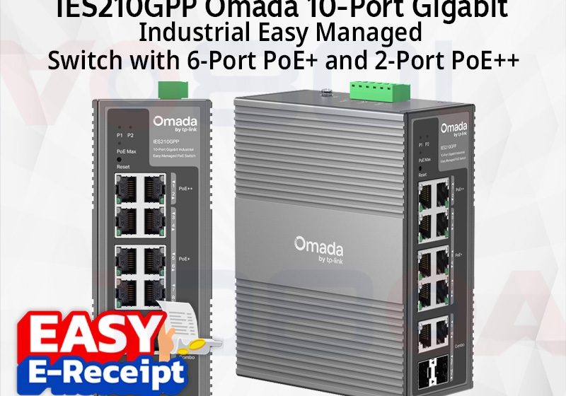 ภาพสินค้า TP-LINK IES210GPP IES206GPP IES208G Omada Gigabit Industrial Easy Managed PoE Switch *ไม่แถมADAPTER ร้าน 108OA Online Shop