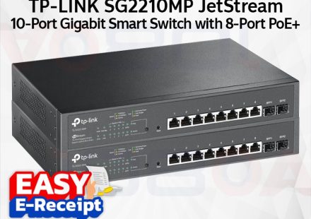 ภาพสินค้า TP-LINK SG2210MP / SG2210P Omada 10-Port Gigabit 150W Smart Switch PoE+ ประกันศูนย์ LT ร้าน 108OA Online Shop