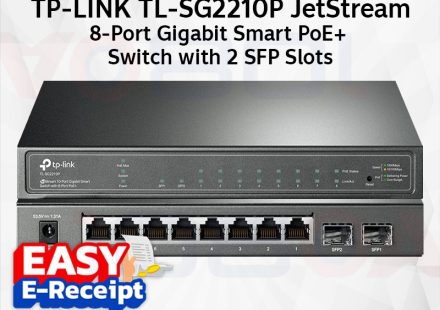 ภาพสินค้า TP-Link SG2210P / ES210GMP Omada 10-Port PoE+ Gigabit L2+ SFP Smart Easy Managed Switch ร้าน 108OA Online Shop
