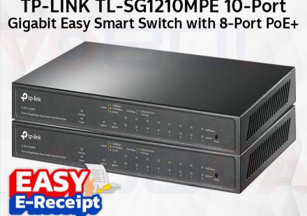 ภาพสินค้า TP-Link TL-SG1210MPE 10-Port Gigabit Easy Smart Switch with 8-Port PoE+ ประกันศูนย์ Lifetime ส่งด่วน ร้าน 108OA Online Shop