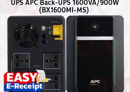 ภาพสินค้า APC BX1600MI‑MS Back‑UPS 1600VA 900Watt 230V AVR เครื่องสำรองไฟฟ้า ประกันศูนย์ 2 ปี ร้าน 108OA Online Shop