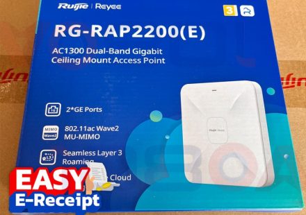 ภาพสินค้า RG-RAP2200(E) Ruijie Reyee WIFI 5 AC1300 Dual Band Ceiling Mount Access Point ประกัน 3 ปี ร้าน 108OA Online Shop