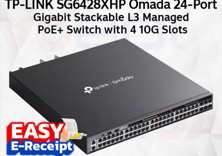 ภาพสินค้า TP-LINK SG6428XHP Omada 24-Port Gigabit Stackable L3 Managed PoE+Switch with 4 10G Slots ประกันศูนย์ ร้าน 108OA Online Shop