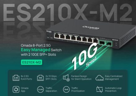 ภาพสินค้า TP-Link ES210X-M2 Switch 2.5G 8 Port + 10G SFP Omada Easy Managed (Fanless) ประกันศูนย์ไทย ร้าน 108OA Online Shop