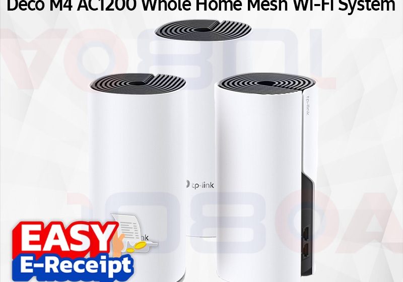 ภาพสินค้า TP-LINK DECO M4 MESH WI-FI (เครือข่ายไวไฟ) AC1200 WHOLE HOME SYSTEM ประกันศูนย์ไทย Lifetime ร้าน 108OA Online Shop
