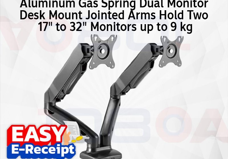 ภาพสินค้า Manhattan MHT-462501 ขาตั้งจอมอนิเตอร์แบบแขนก๊าซ (Gas Spring Dual Monitor Desk Mount) ส่งด่วน ร้าน 108OA Online Shop