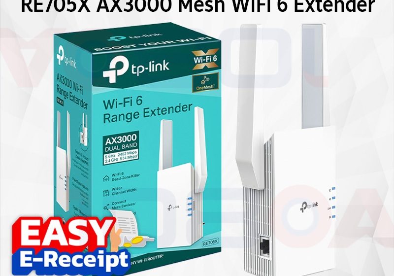 ภาพสินค้า TP-LINK RE705X / RE235BE BE3600 AX3000 EasyMesh Wi-Fi 6 7 Range Extender Wall Plugged 2.5G ร้าน 108OA Online Shop