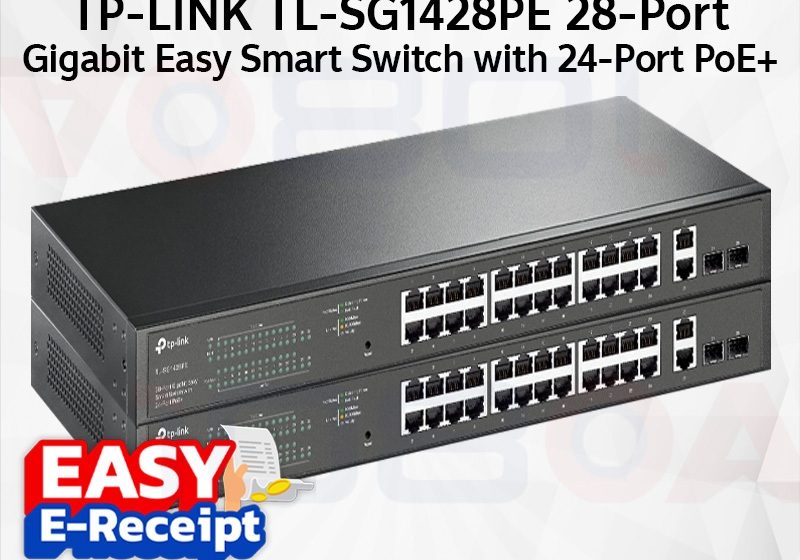 ภาพสินค้า TP-Link TL-SG1428PE Switch 28-Port Gigabit 24 PoE+ 2 SFP 250W Easy Smart สำหรับ AP กล้องวงจรปิด ร้าน 108OA Online Shop