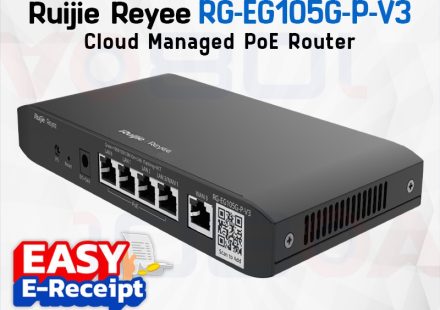 ภาพสินค้า RG-EG105G-P / RG-EG105G V3 Ruijie Reyee Cloud Managed PoE Router Gigabit Switch ประกันศูนย์ไทย 3 ปี ร้าน 108OA Online Shop
