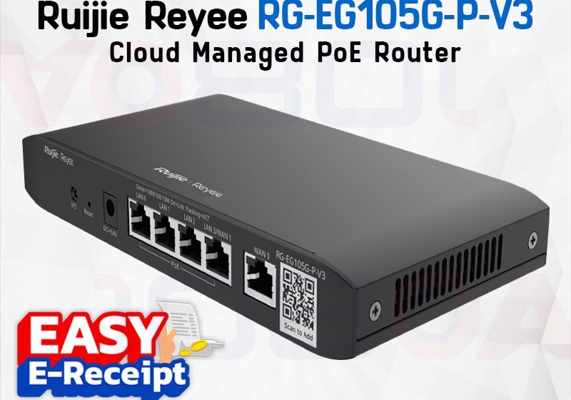ภาพสินค้า RG-EG105G-P / RG-EG105G V3 Ruijie Reyee Cloud Managed PoE Router Gigabit Switch ประกันศูนย์ไทย 3 ปี ร้าน 108OA Online Shop