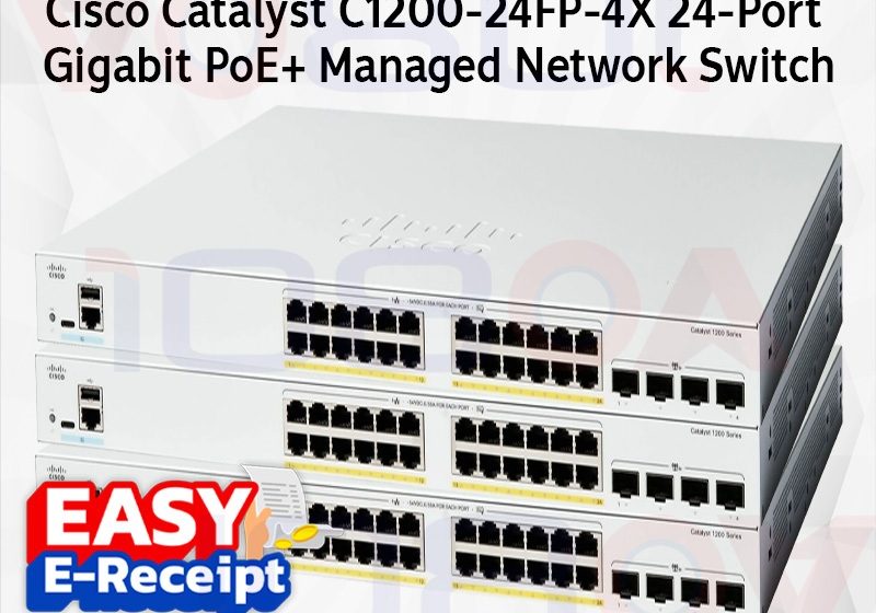 ภาพสินค้า Cisco C1200-24FP-4X 24-Port Gigabit PoE+ 4x10G SFP+ Uplink รองรับ Static Routing ประกันศูนย์ไทย ร้าน 108OA Online Shop