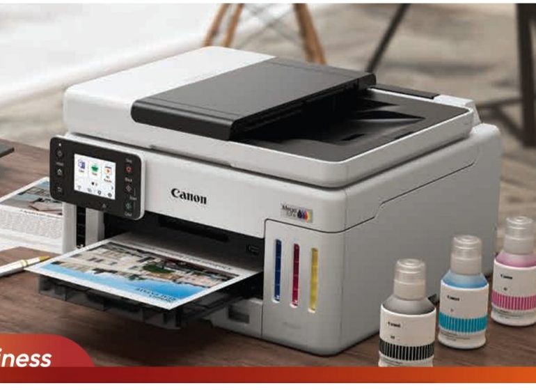 ภาพสินค้า Canon Maxify GX6170 เครื่องพิมพ์มัลติฟังก์ชัน WiFi InkTank Print Copy Scan พร้อมหมึกแท้ GI-76 ร้าน 108OA Online Shop