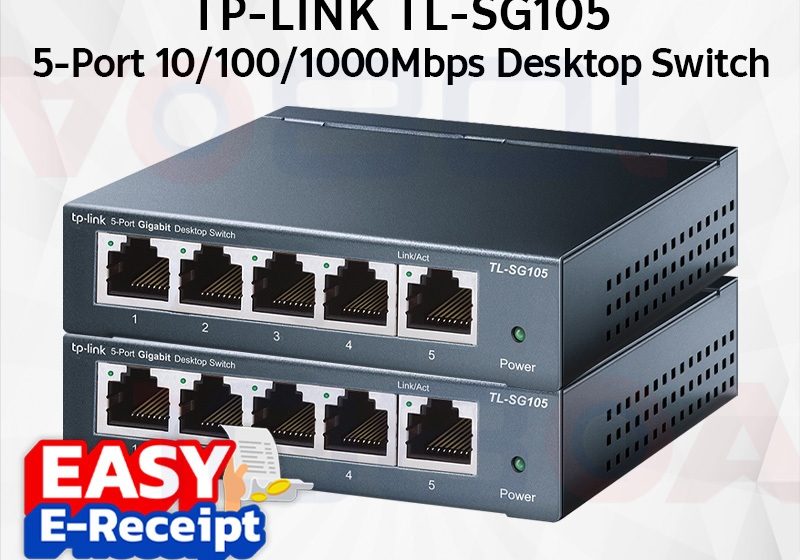 ภาพสินค้า TP-LINK TL- SG105 5-Port 10/100/1000Mbps Desktop Switch ประกันศูนย์ Lifetime ร้าน 108OA Online Shop