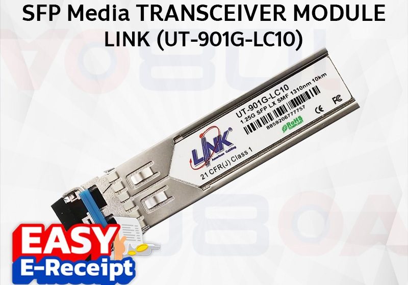 ภาพสินค้า LINK รุ่น UT-901G-LC10 SFP MODULE LC SM MM 1.25G 1310nm 10KM ใช้ UT-1310A UT-9125D-10 ร้าน 108OA Online Shop