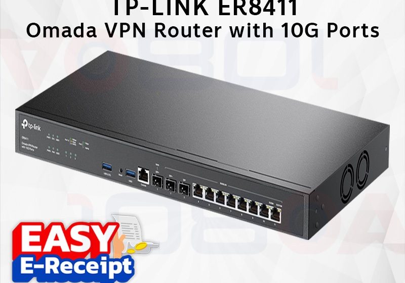 ภาพสินค้า TP-LINK ER8411 Omada VPN Router with 10G Ports ประกันศูนย์ Lifetime ร้าน 108OA Online Shop