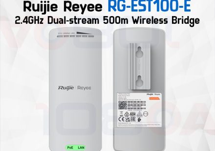 ภาพสินค้า Ruijie Reyee RG-EST100-E 1ชุด2ตัว ฟรีAdapter 500 m. Wireless bridge Point to Point 3 ปี ร้าน 108OA Online Shop