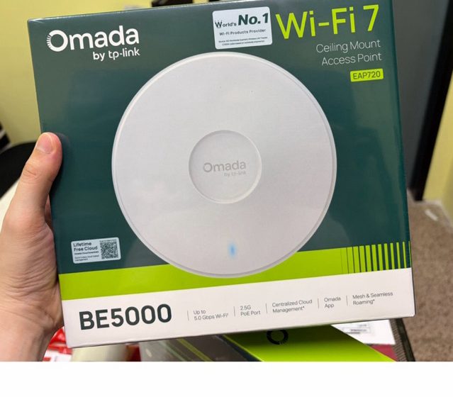 ภาพสินค้า TP-LINK EAP720 / EAP770 ฟรี Adapter Wi-Fi 7 BE5000 BE9300 Access Point 2.5G PoE Mesh EAP723 ร้าน 108OA Online Shop
